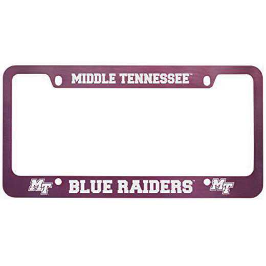 SM-31-PNK-MTSU-1-CLC: LXG SM/31 CAR FRAME PINK, Middle Tennessee St